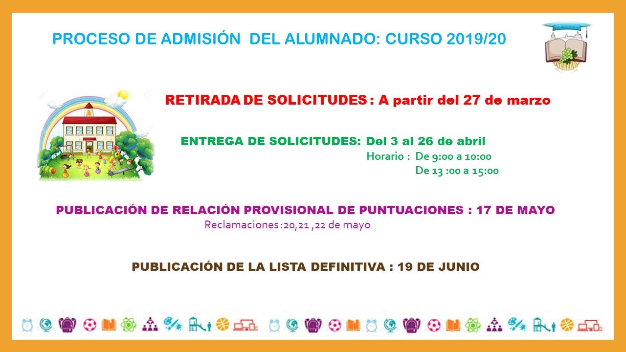 ADMISION ALUMNOS 2019