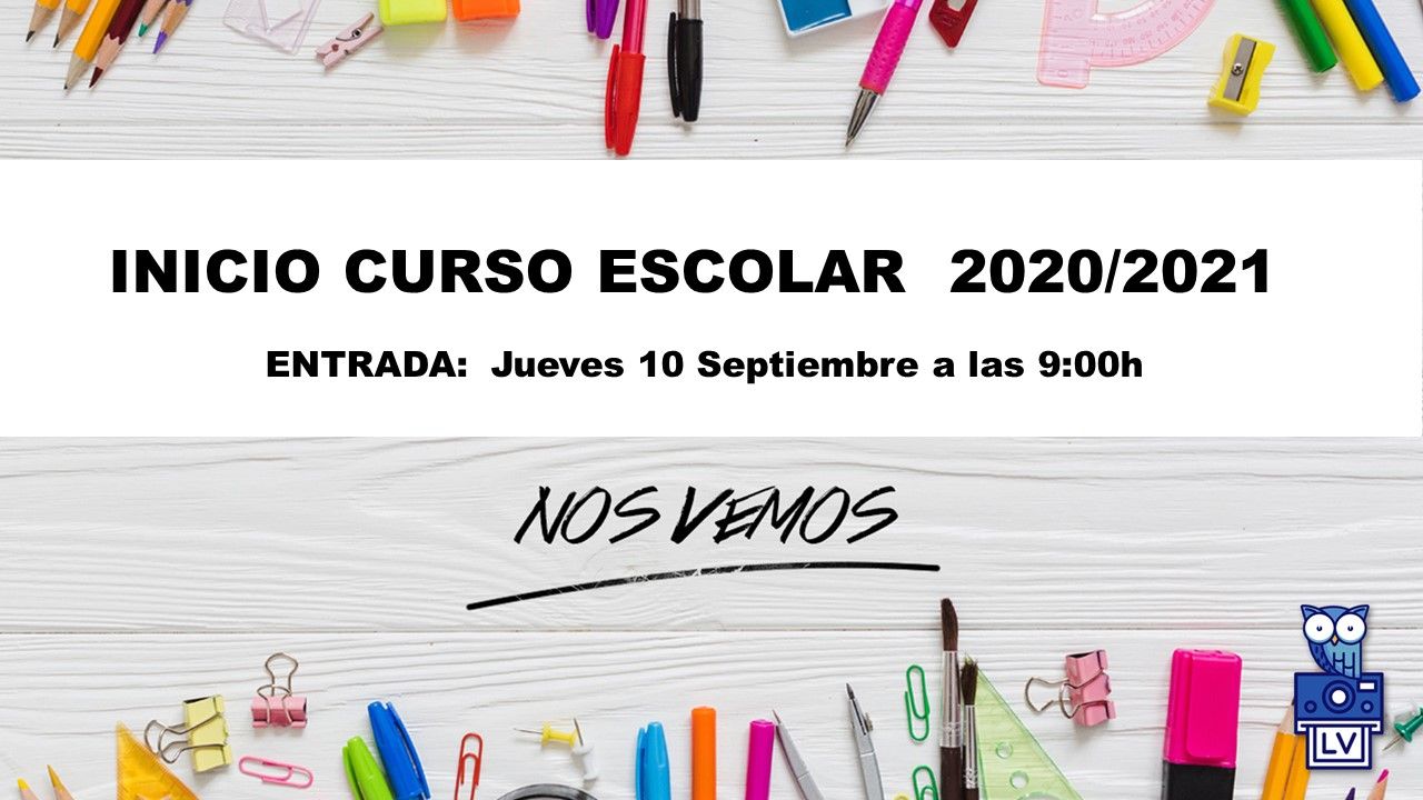 inicio curso 2020 21