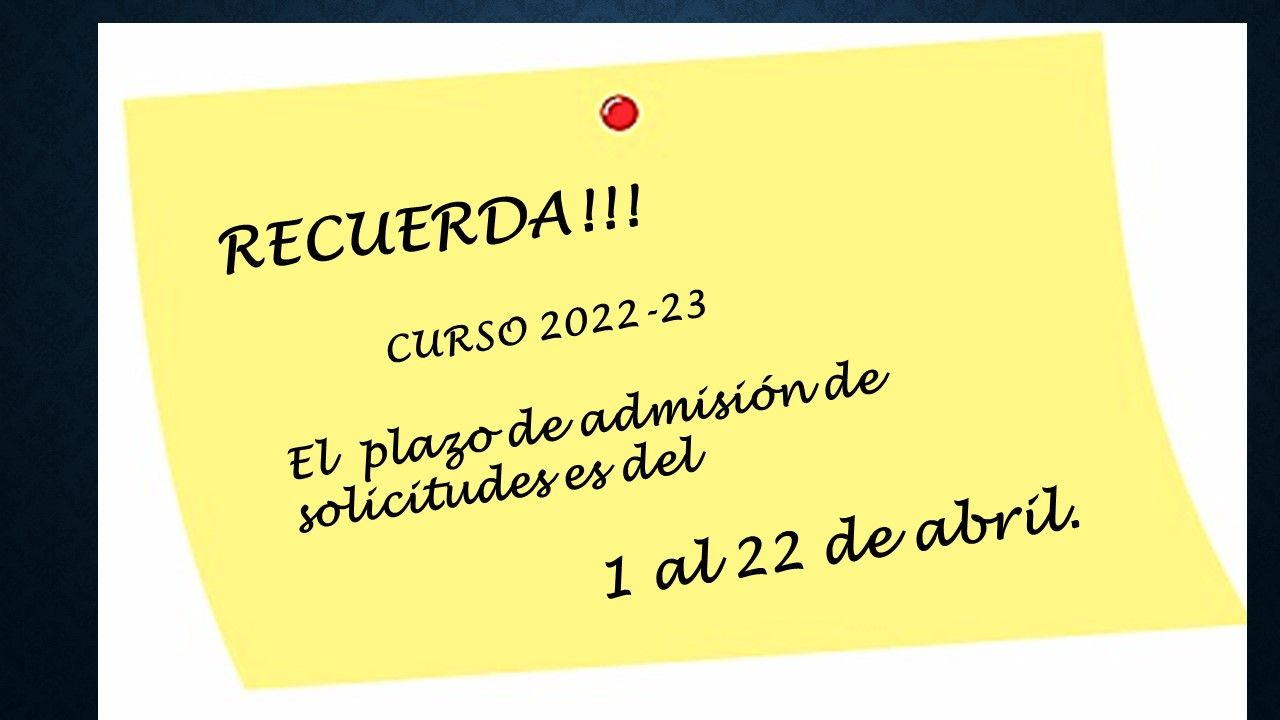 recuerda admisiones 2022 23