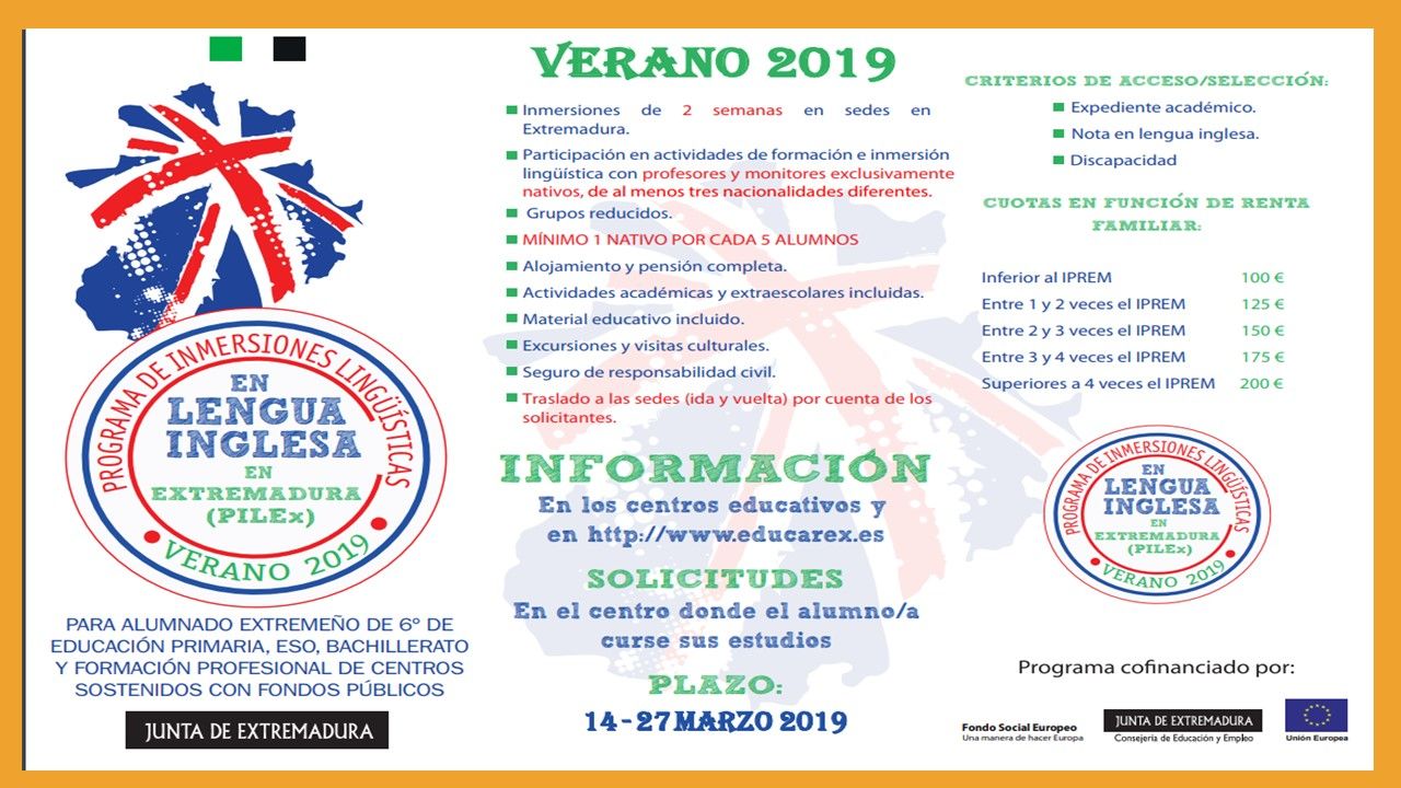 inmersiones ingles 2019