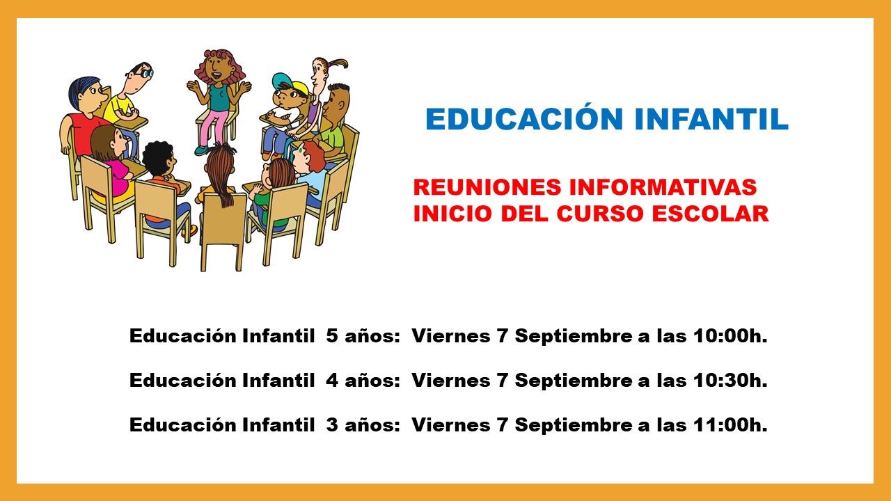 Reunion padres inicio de curso 18 19