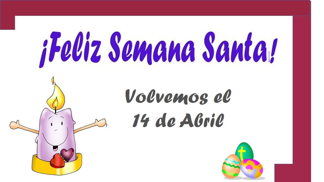 feliz semana santa 2020