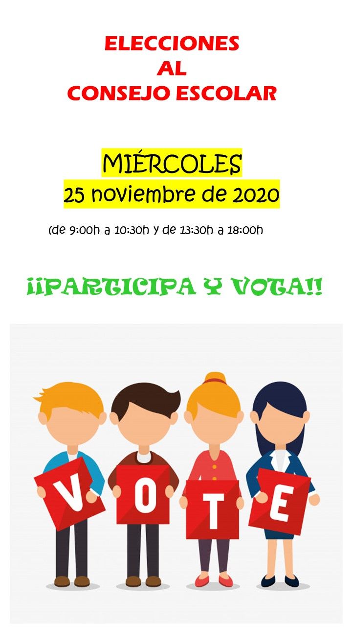 Eleciones Consejo escolar 2020