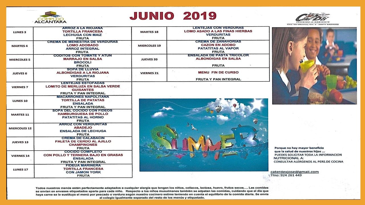 COMEDOR JUNIO 2019