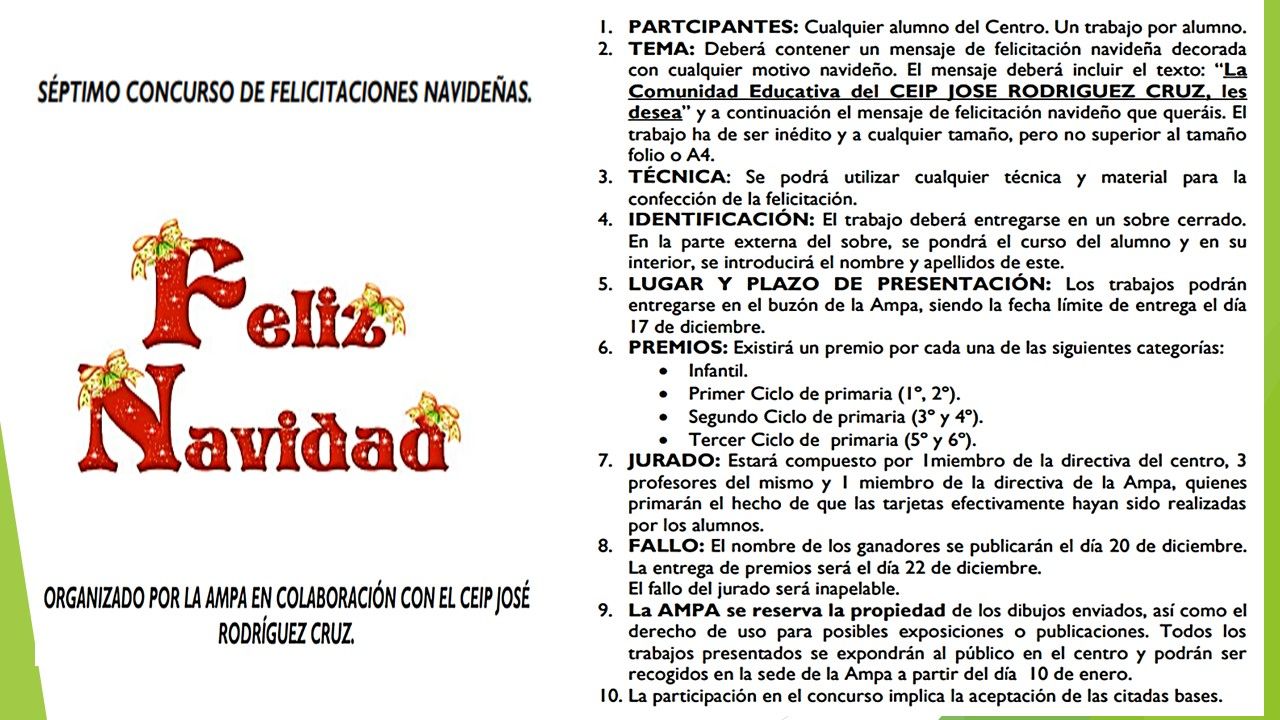 Concurso Christmas AMPA 2021