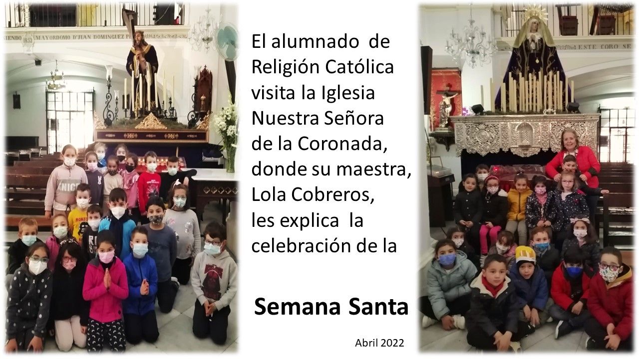 visita iglesia coronada semana santa 2022