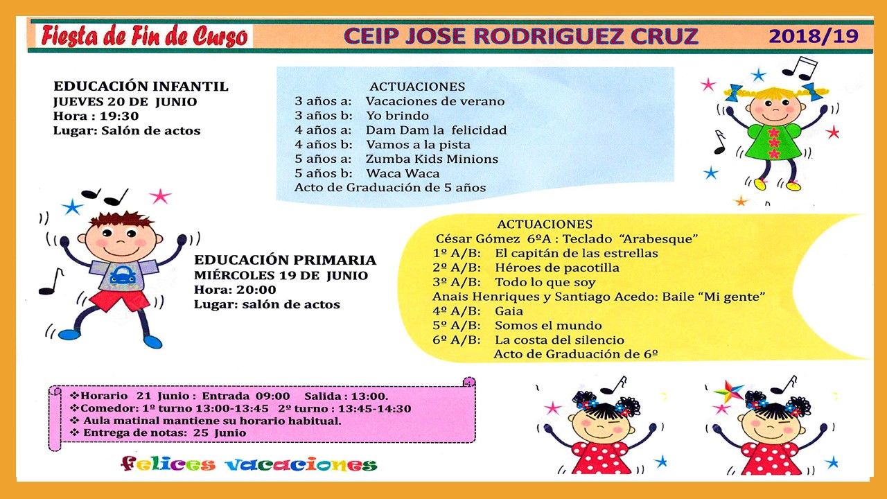 FIESTA FIN DE CURSO 2019